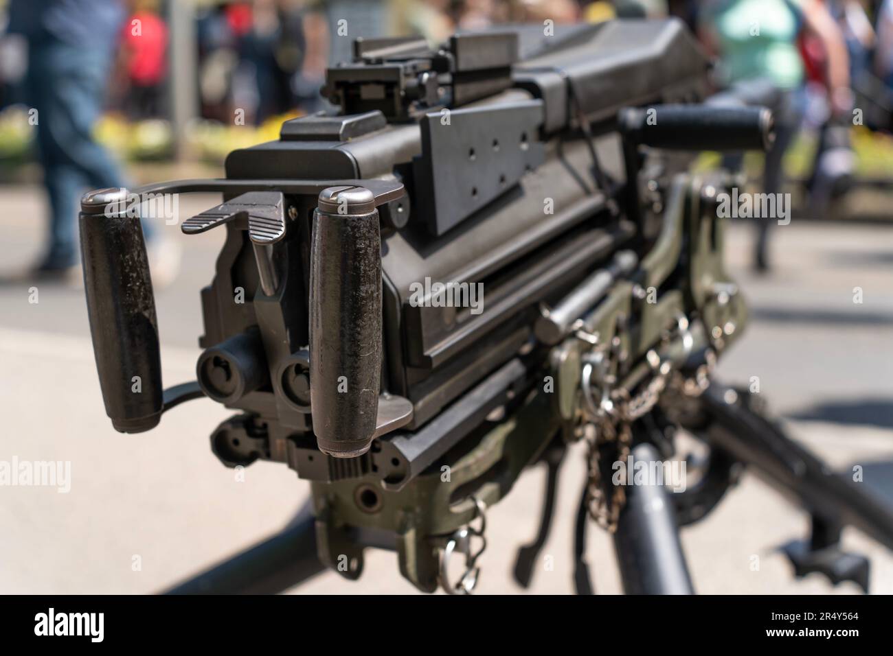 Mk 19 40 mm belt-fed automatic grenade launcher Stock Photo