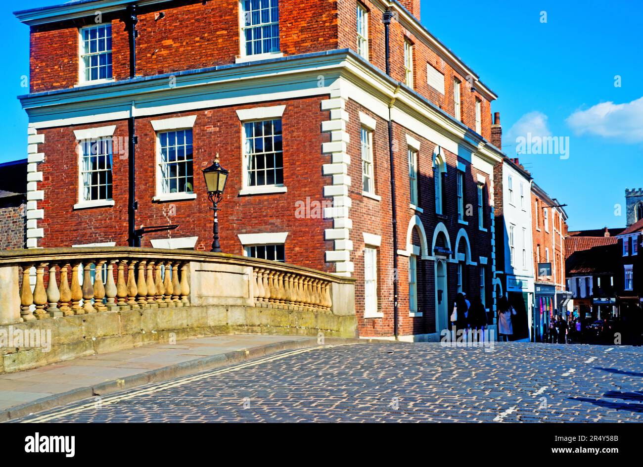 Former Wilson Hospital Built 1717, Fossgate, York, Yorkshire, England Stock Photo