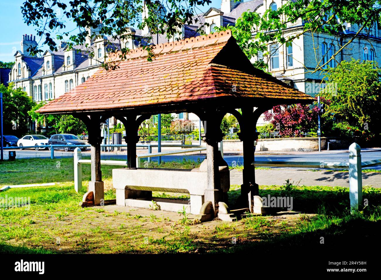 Horse Water Trough built 1883, Clifton Green, York, Yorkshire, England