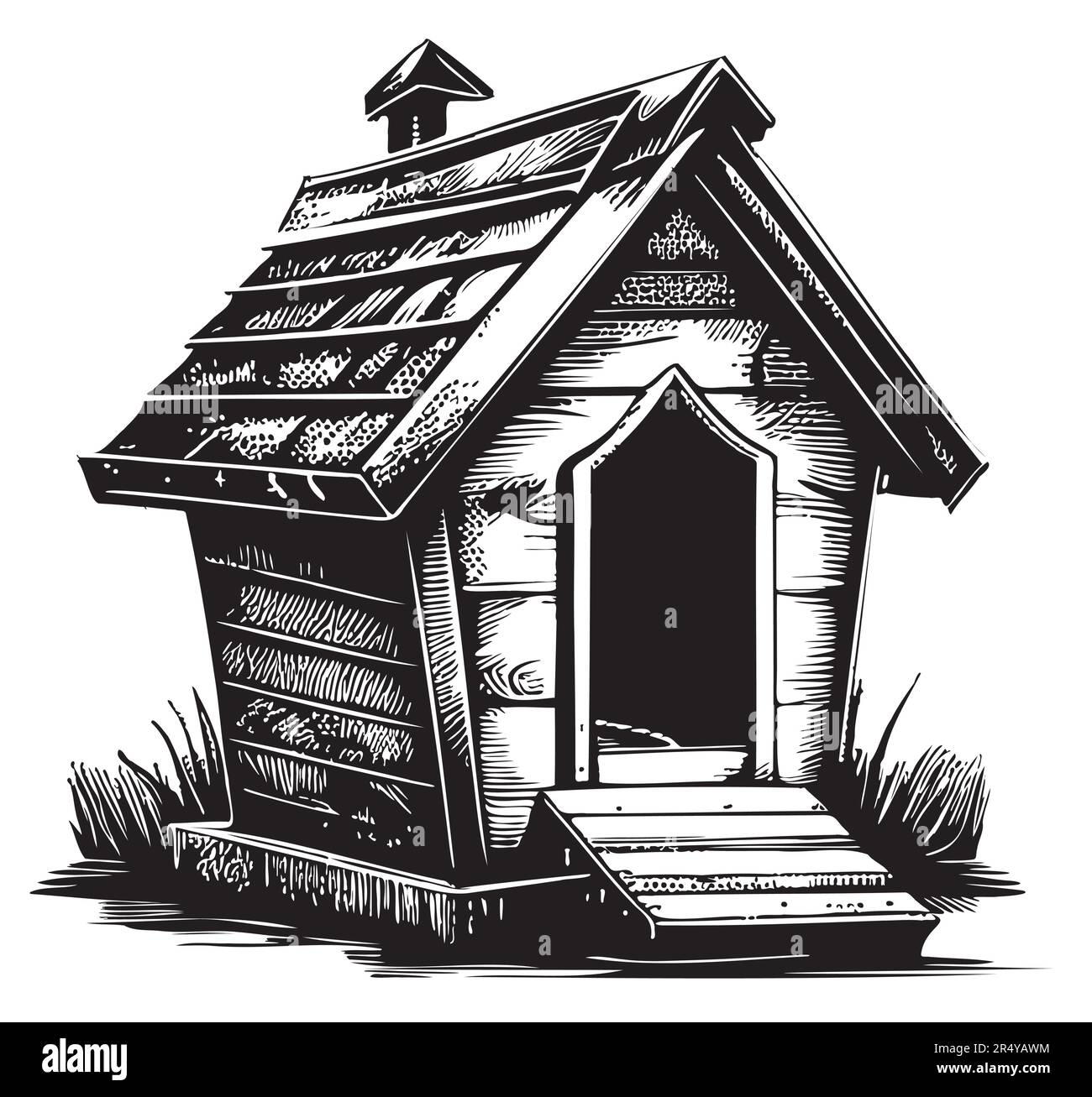Dog House Cartoon Stock Vector (Royalty Free) 397363918 | Shutterstock