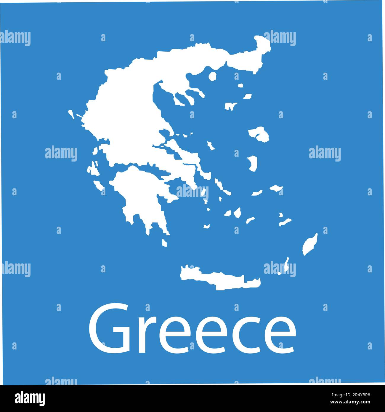 greece map background vector illustration design Stock Vector Image