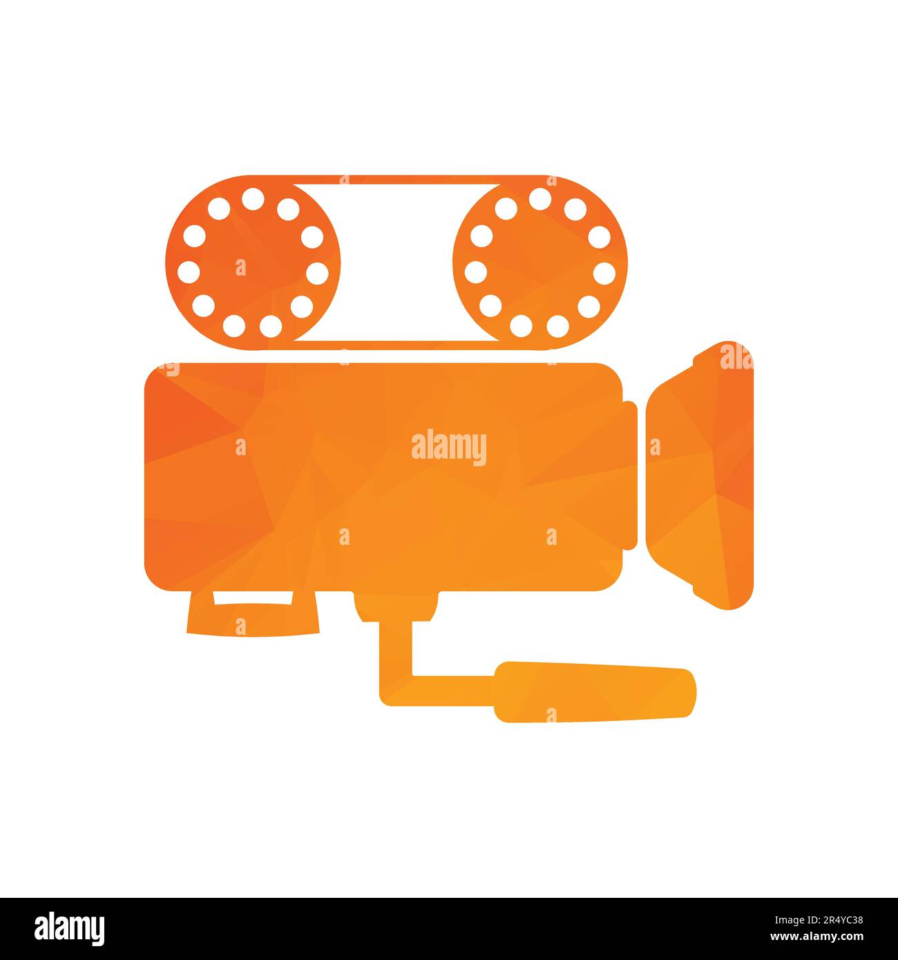 cinematography logo video camera vector illustration Stock Vector Image 