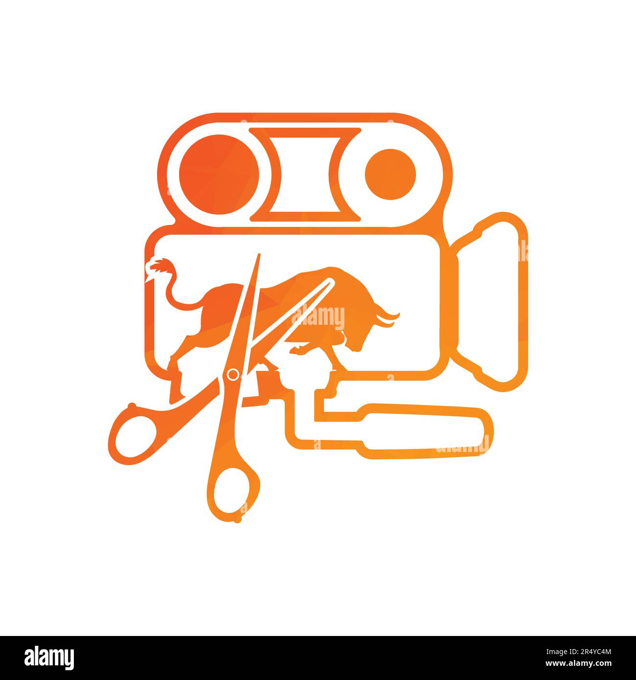 Recording camera vector vectors Cut Out Stock Images & Pictures - Alamy