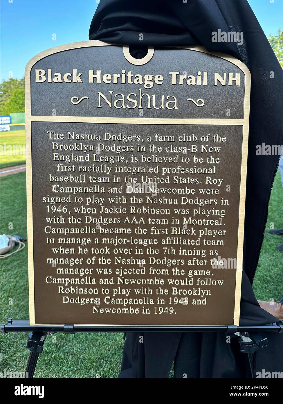 Nashua recognized for historic role in integrating baseball