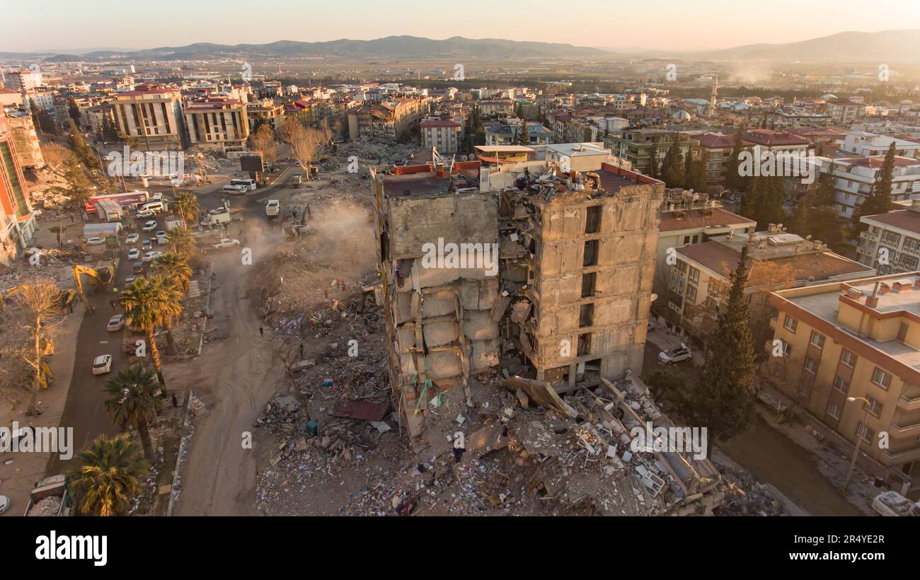 Elbistan Kahramanmaras Turkey 02 07 2023 Turkey Earthquake 2023. A