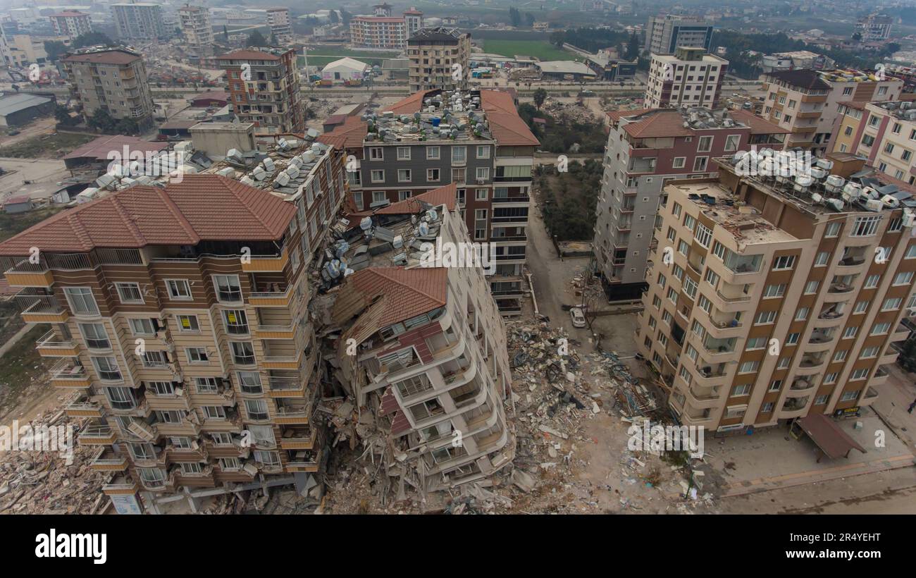 Antakya Hatay Turkey 02 07 2023 Turkey Earthquake 2023. A devastating magnitude 7.8 earthquake 