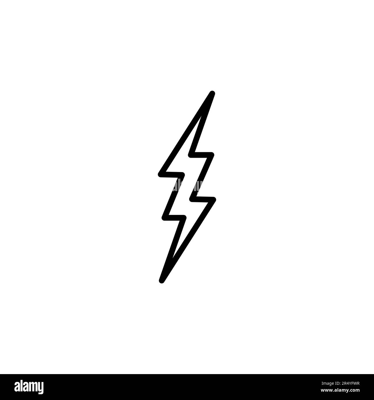 Lightning icon vector. electric icon vector. power icon. energy sign ...