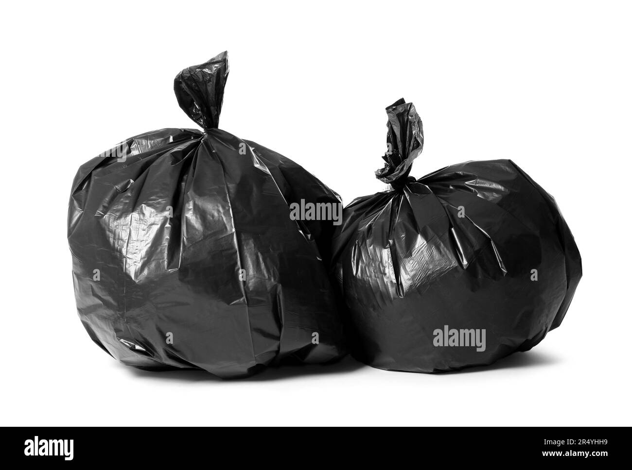 bin bag garbage, Bin,Trash, Garbage, Rubbish, Plastic Bags pile isolated on  background white Stock Photo - Alamy