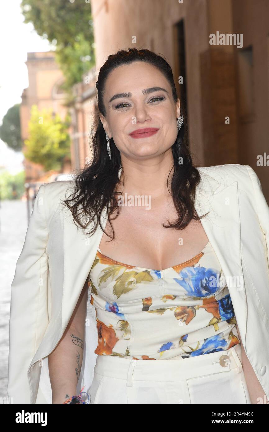 Rome, Italy. 30th May, 2023. Rome, Hall of the Protomoteca del Campidoglio ' Premio Simpatia 2023 ', In the photo: Romina Carrisi Power Credit: Independent Photo Agency/Alamy Live News Stock Photo