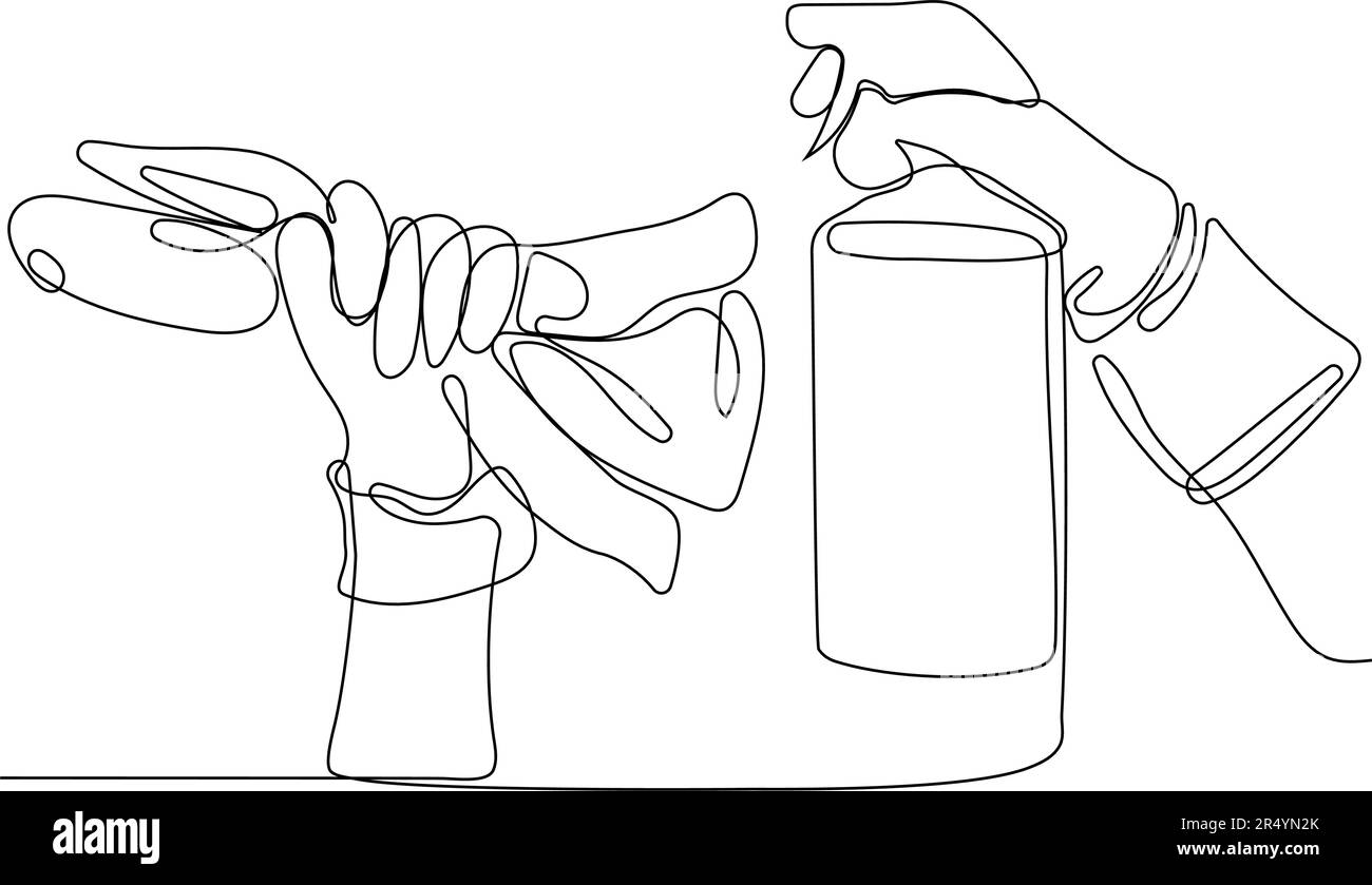 Home cleaning service landing page design concept, illustration of