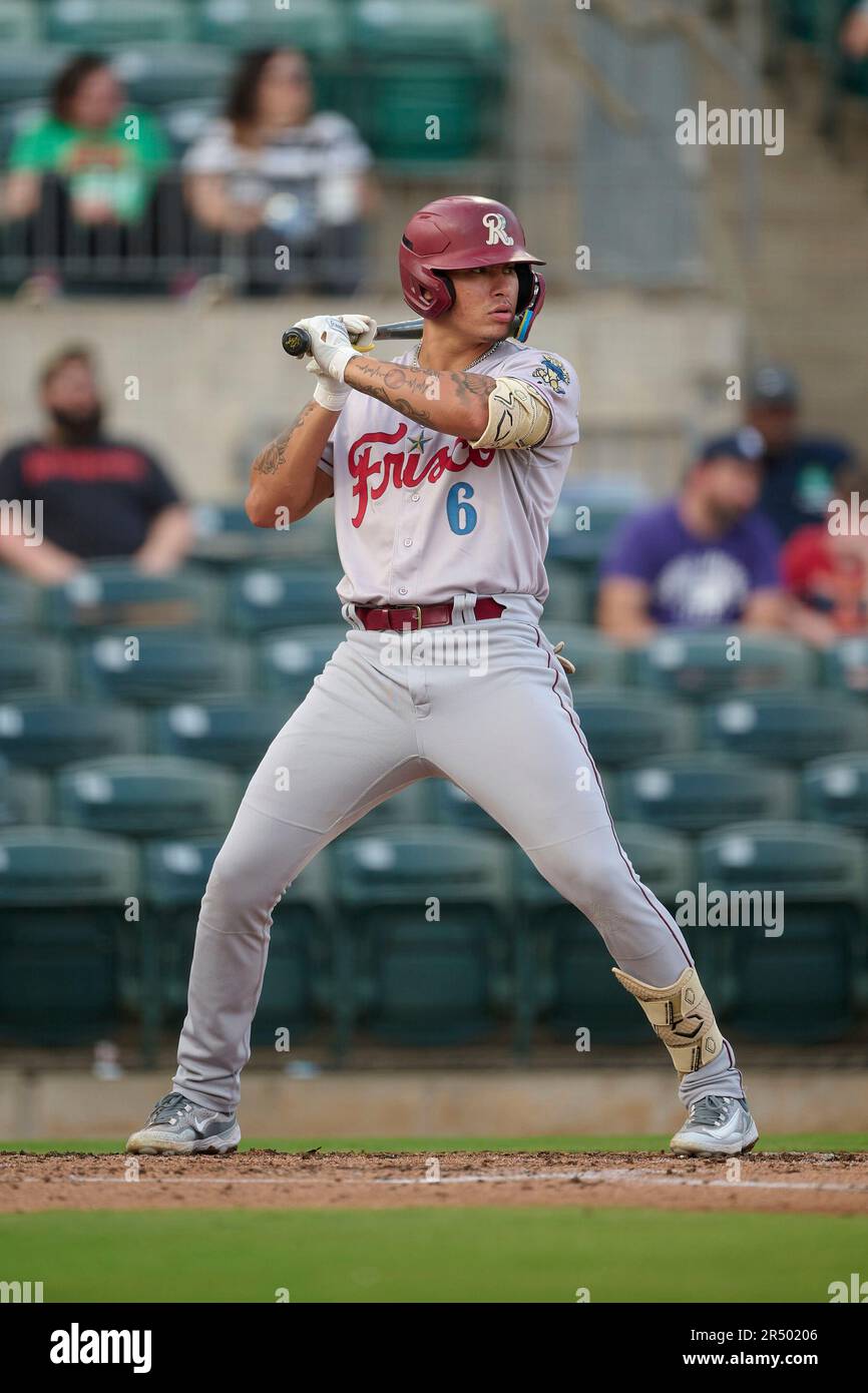 Frisco RoughRiders Chris Seise (6) at bat during an MiLB Texas League