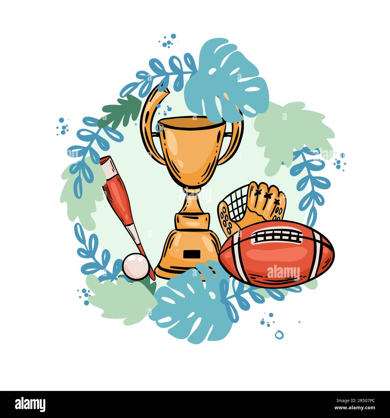 Letter Q Rugby Logo Concept With Moving Rugby Ball Icon. Rugby Sports