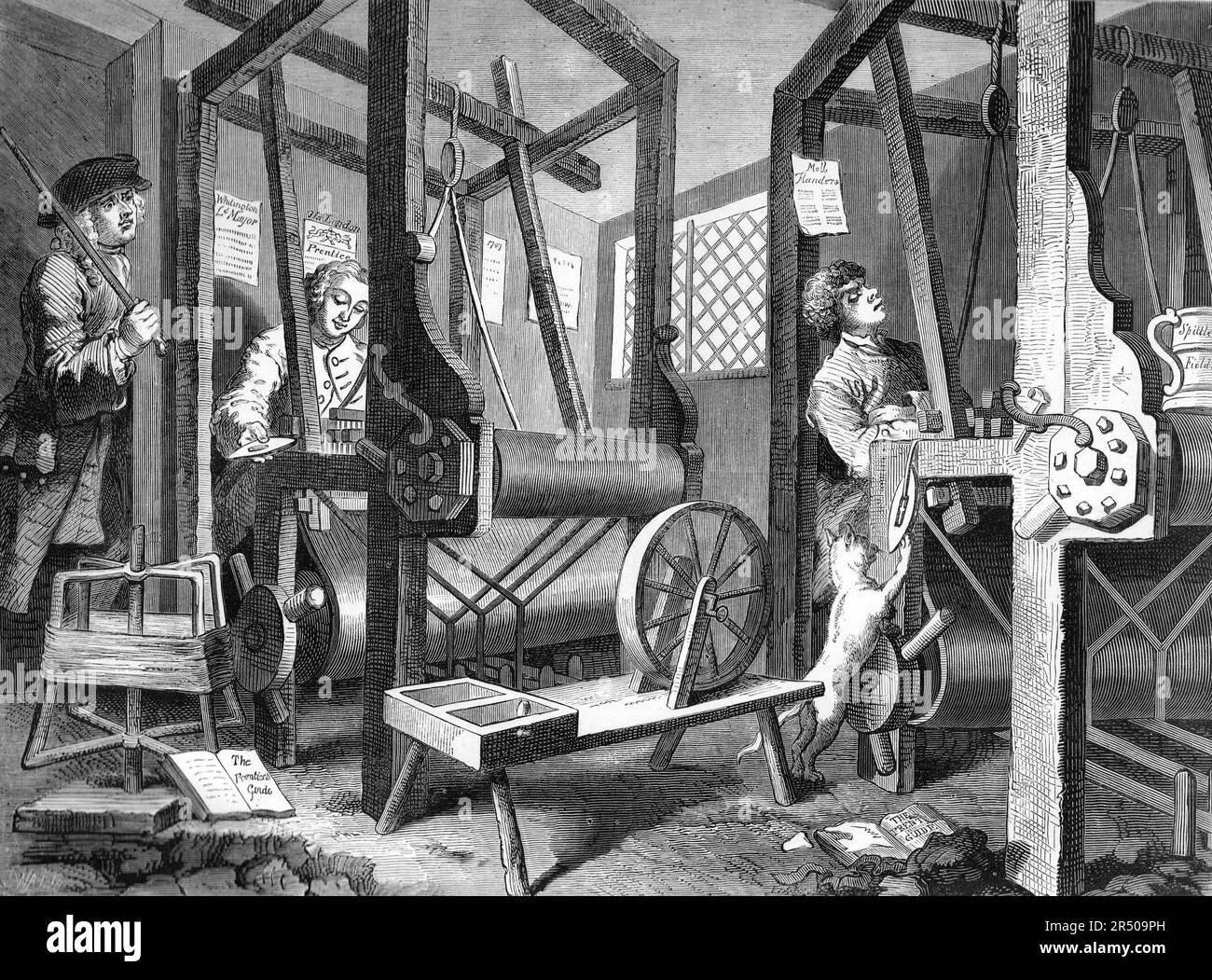 18th century industry Black and White Stock Photos & Images - Alamy