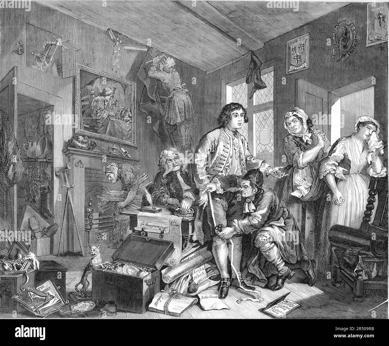 Rakes progress Black and White Stock Photos & Images Alamy