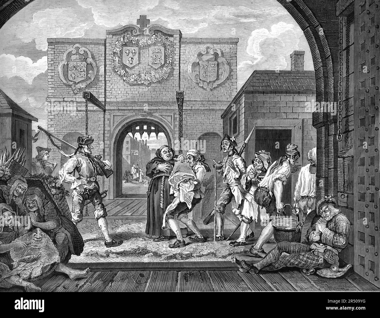 Hogarth The Gate of Calais, or O, the Roast Beef of Old England Stock