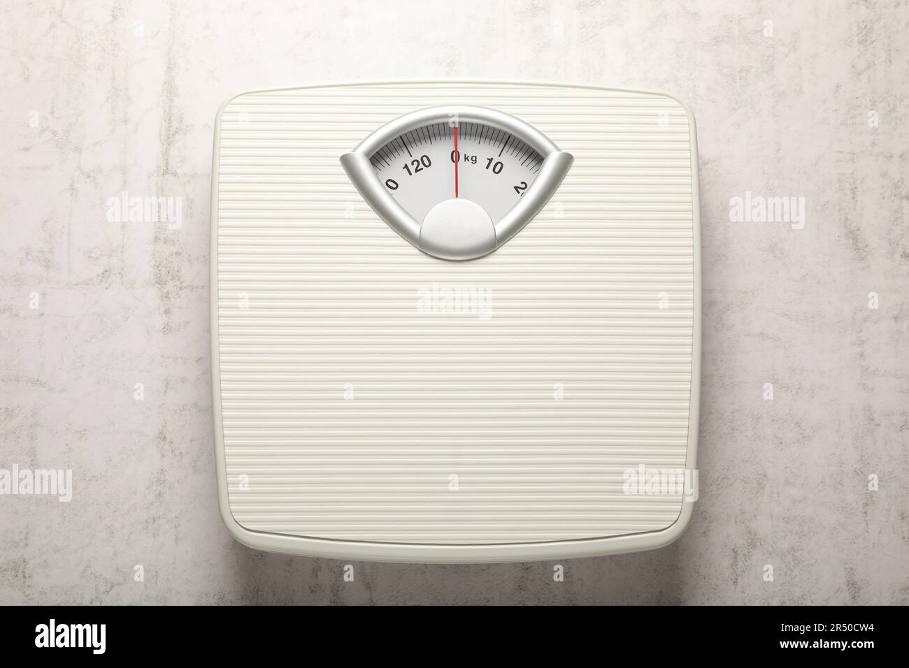 https://c8.alamy.com/comp/2R50CW4/weigh-scales-on-white-textured-background-top-view-overweight-concept-2R50CW4.jpg