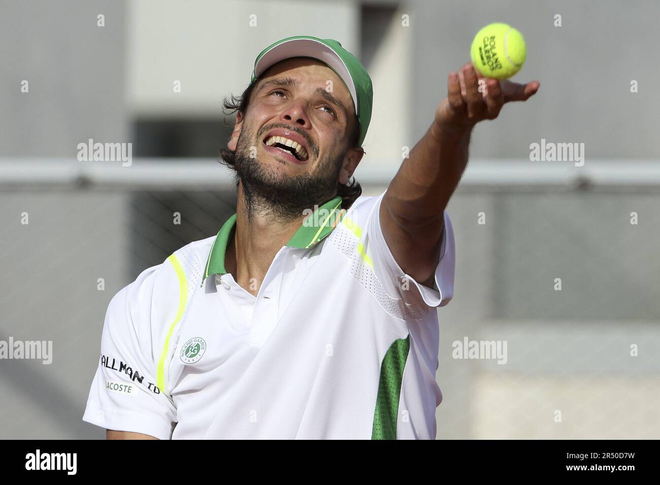 Rome, France. 30th May, 2023. May 30, 2023, Rome, France: Gregoire Barrere  of France during day 3 of the 2023 French Open, Roland-Garros 2023, second  Grand Slam tennis tournament of the year,