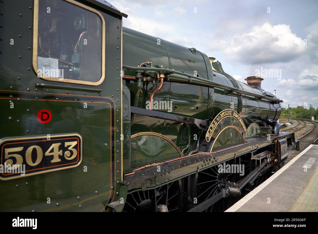 Steam train UK, Earl of Edgcumbe, GWR train, Shakespeare Express