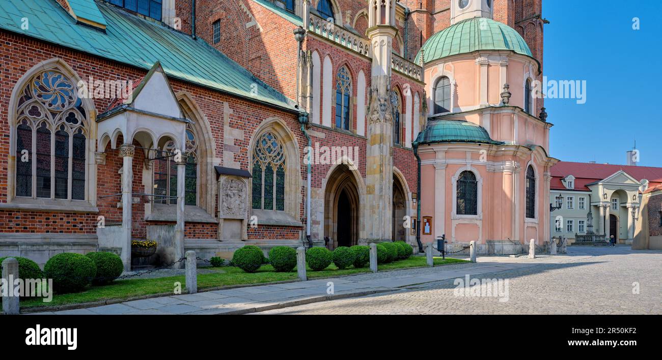 Gothic cathedral of saint johns wroclaw hi-res stock photography and ...
