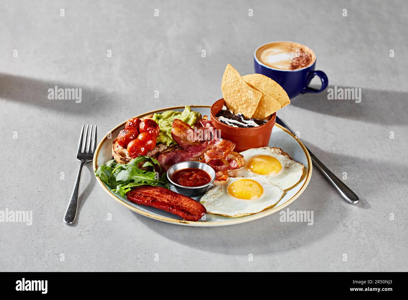 Mexican style Breakfast Stock Photo - Alamy