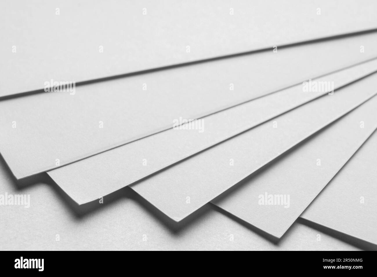 Blank watercolor paper sheets on white background Stock Photo - Alamy