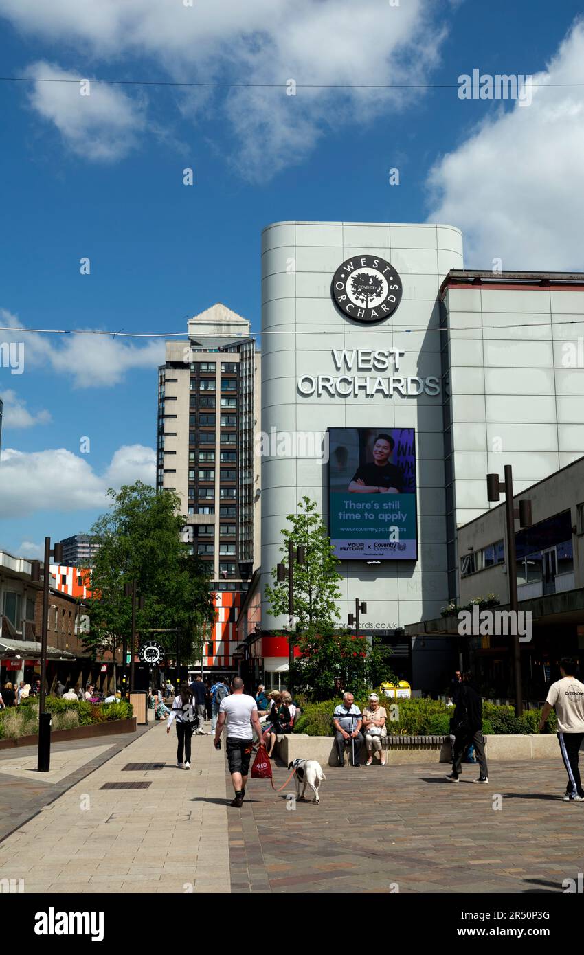 West Orchards shopping centre, Coventry, West Midlands, England, UK