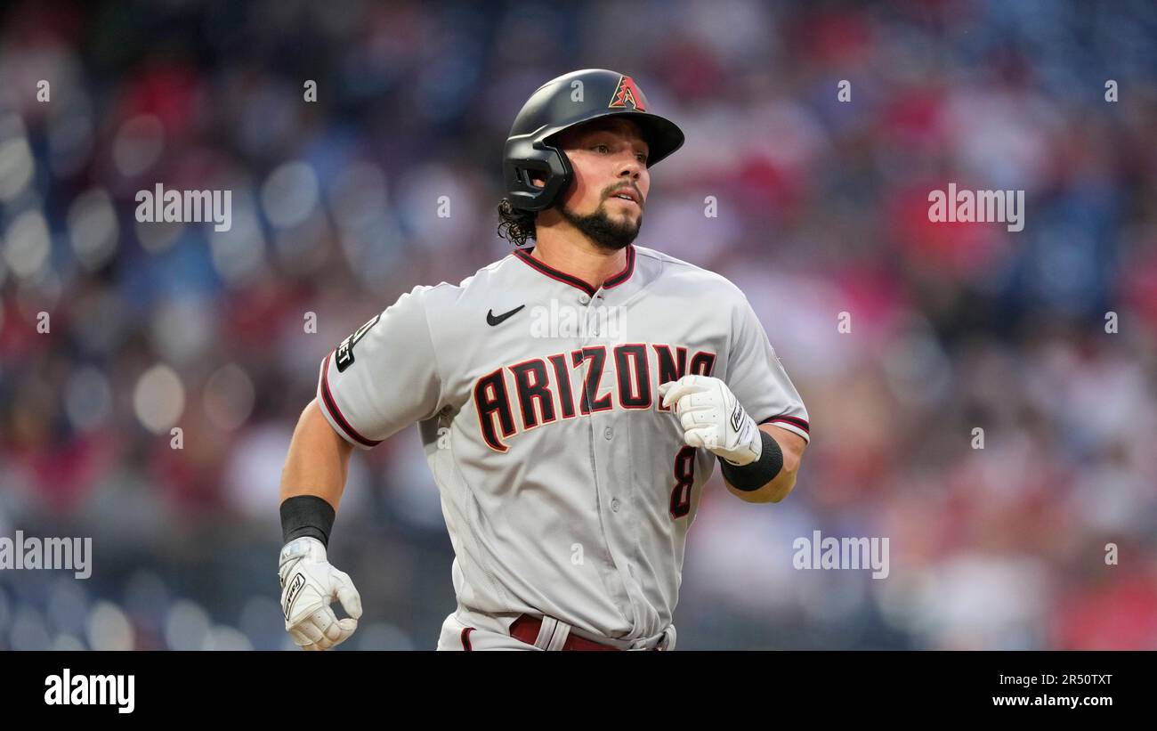 Arizona Diamondbacks' Dominic Fletcher plays during a baseball game