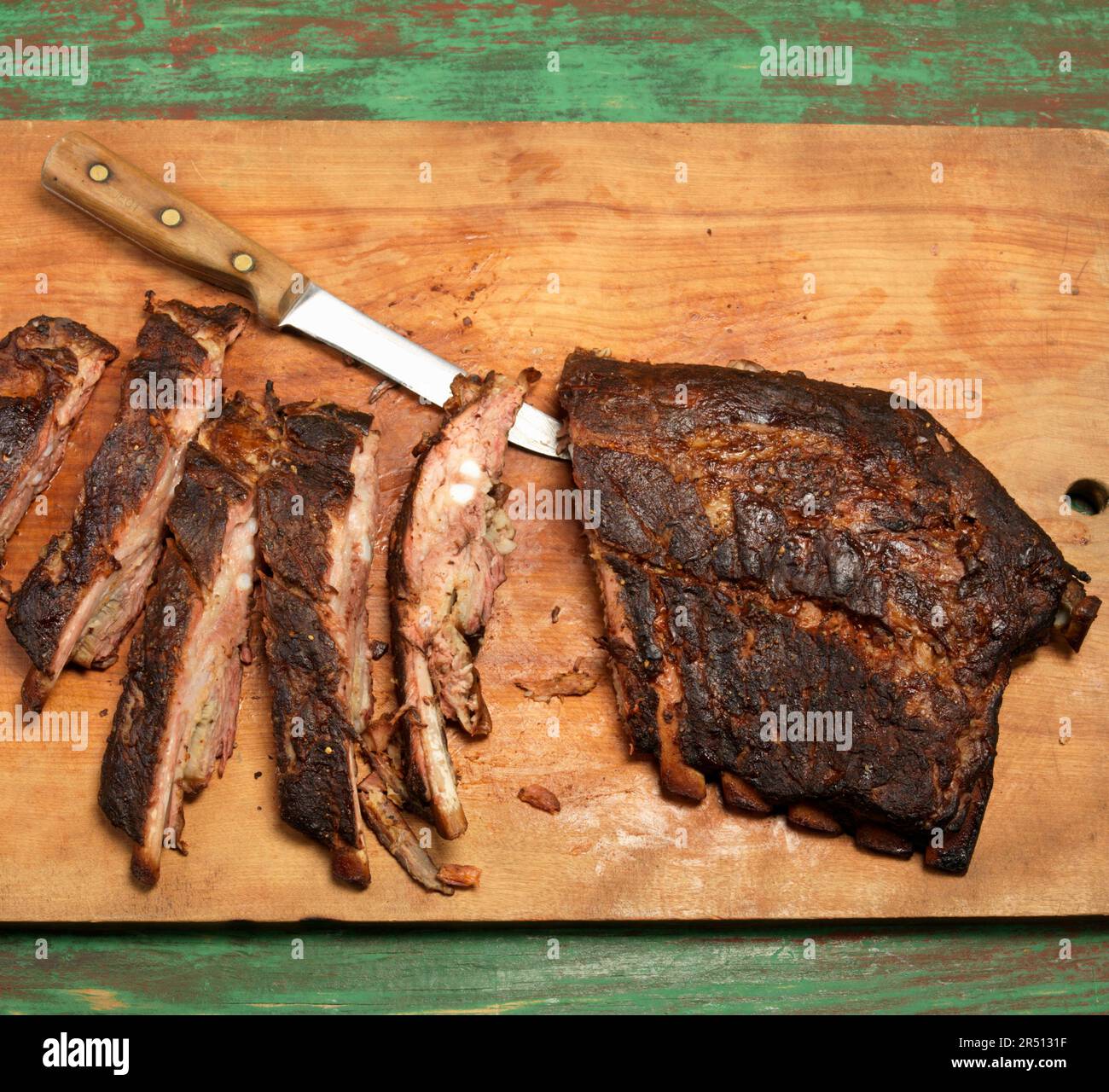 Dry rub ribs Stock Photo - Alamy