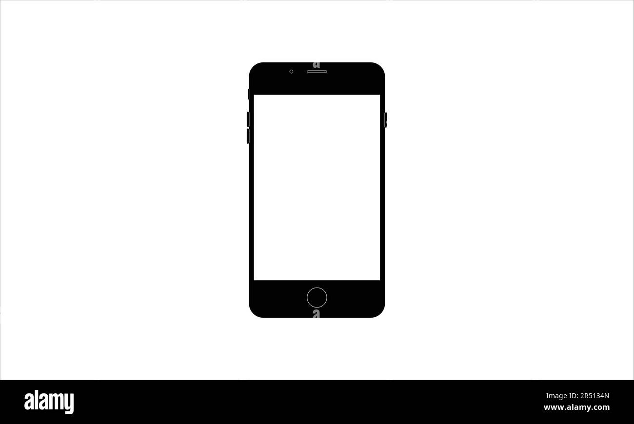 phone isolated on white background Stock Vector Image & Art - Alamy