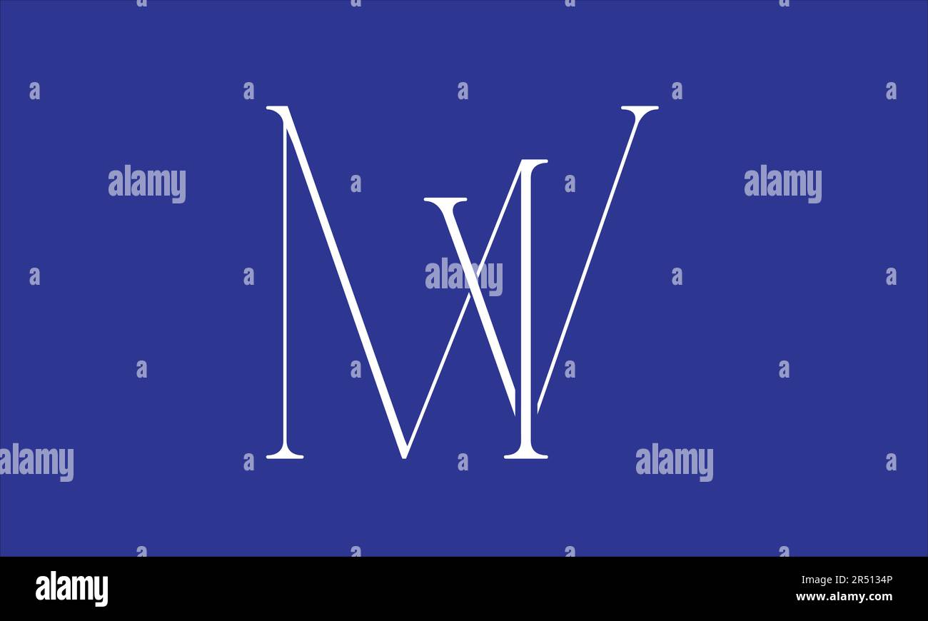 MV VM M V Initial Letter Vector Logo Design Stock Vector Image & Art ...