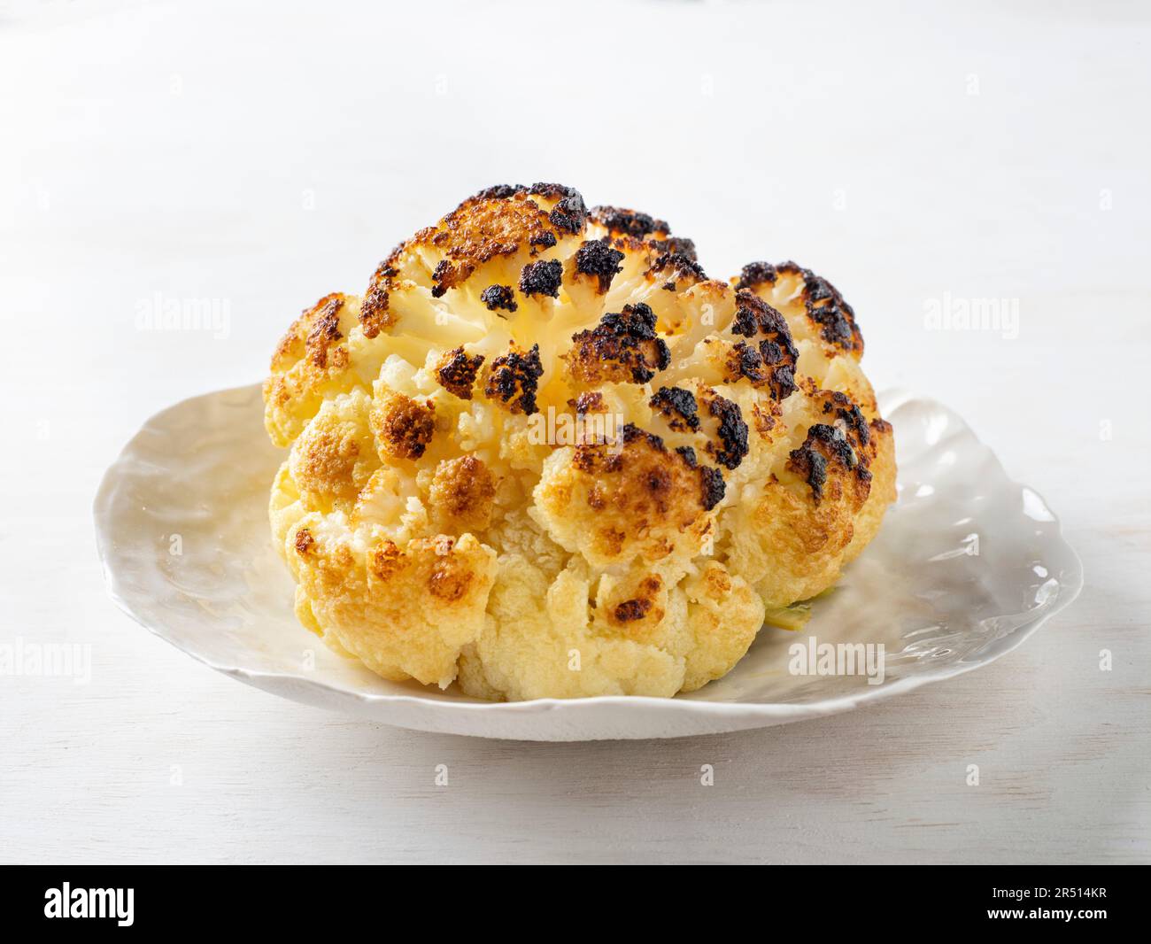 Oven roasted cauliflower Stock Photo Alamy