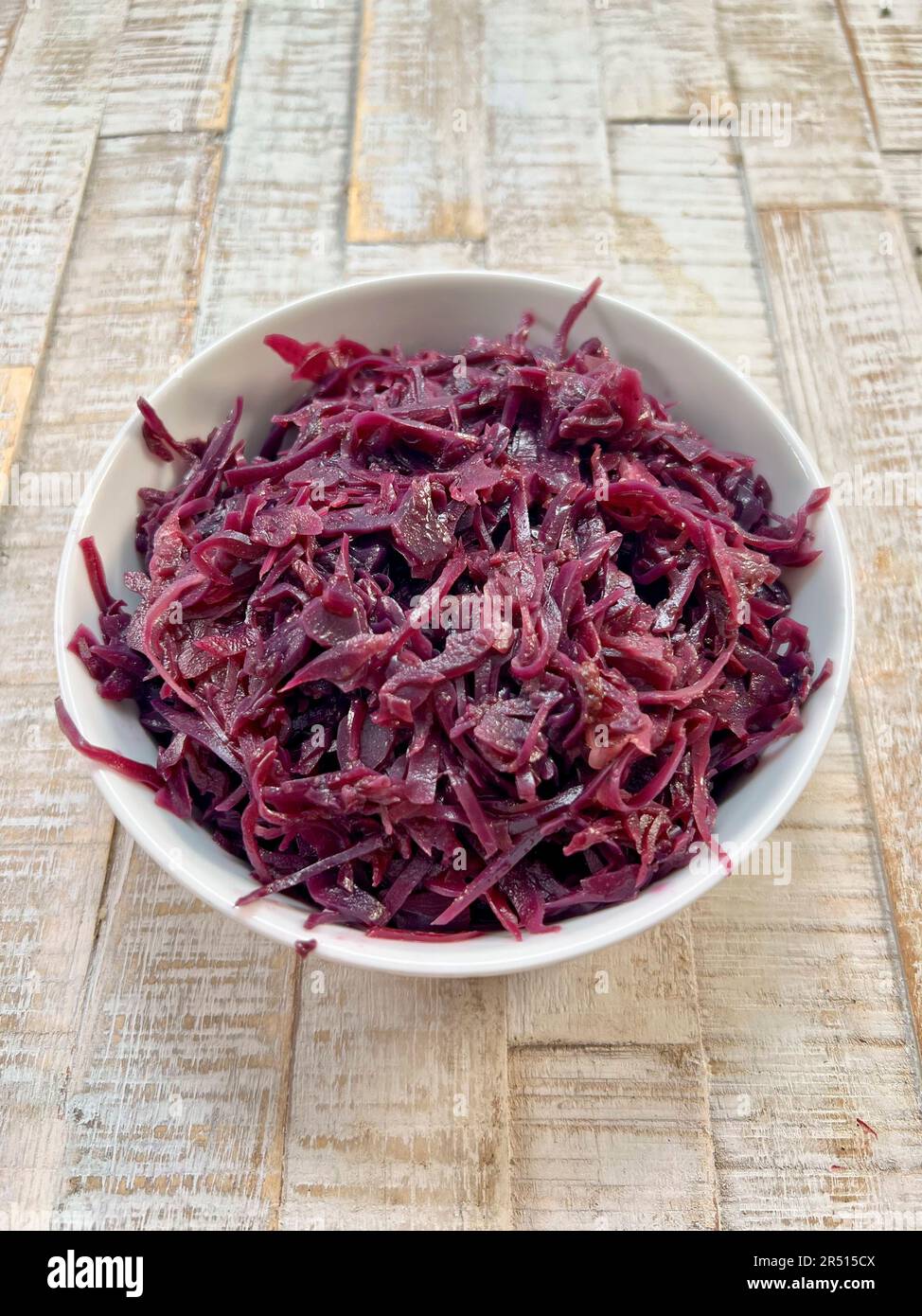 Cooked Shredded Red Cabbage Stock Photo Alamy