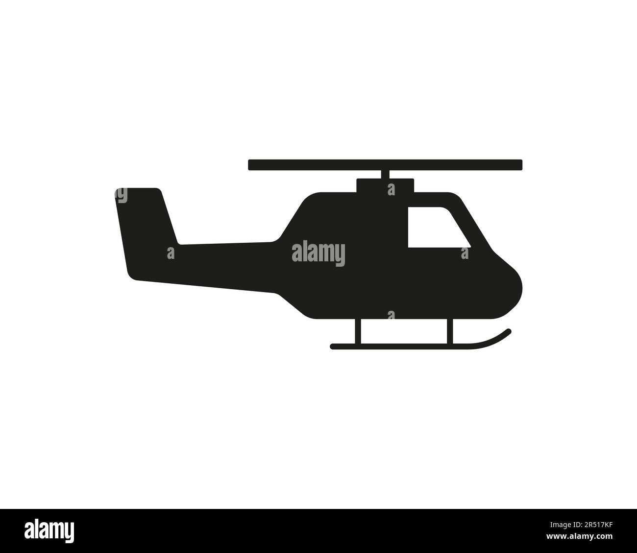 Soar through the skies with this incredible helicopter illustration 