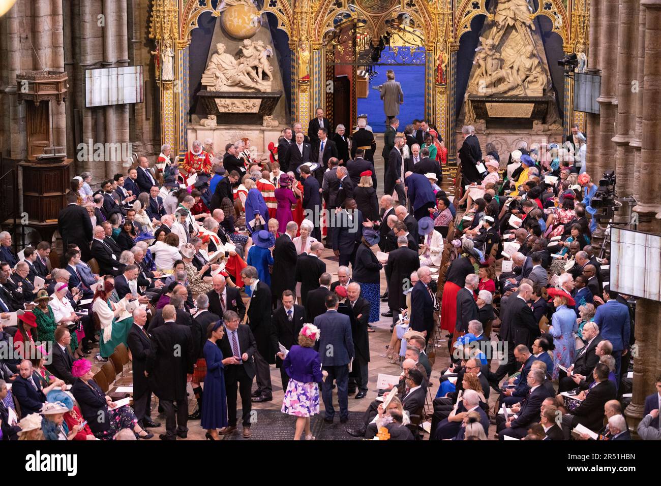 King charles iii coronation abbey hi-res stock photography and images ...