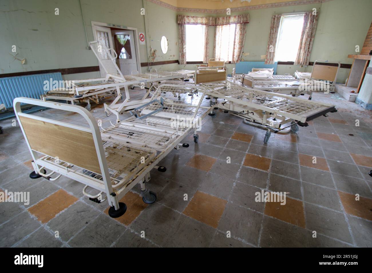 There are beds and medical equipment still there. GALWAY, IRELAND THESE CREEPY images show an