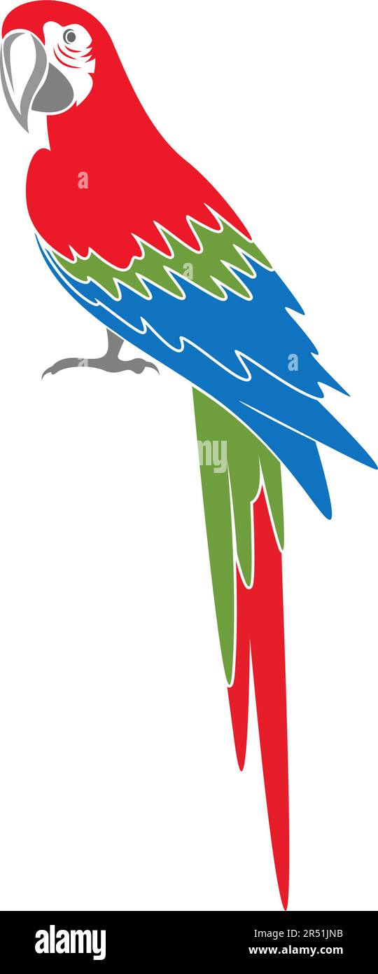Parrot logo icon design illustration Stock Vector Image & Art - Alamy