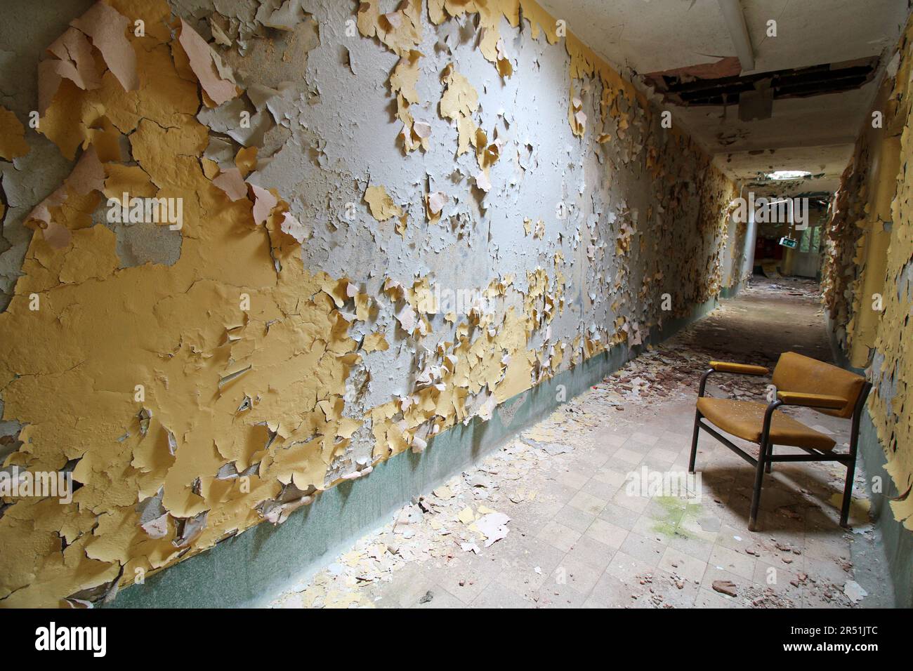 A lonely chair. GALWAY, IRELAND THESE CREEPY images show an infamous