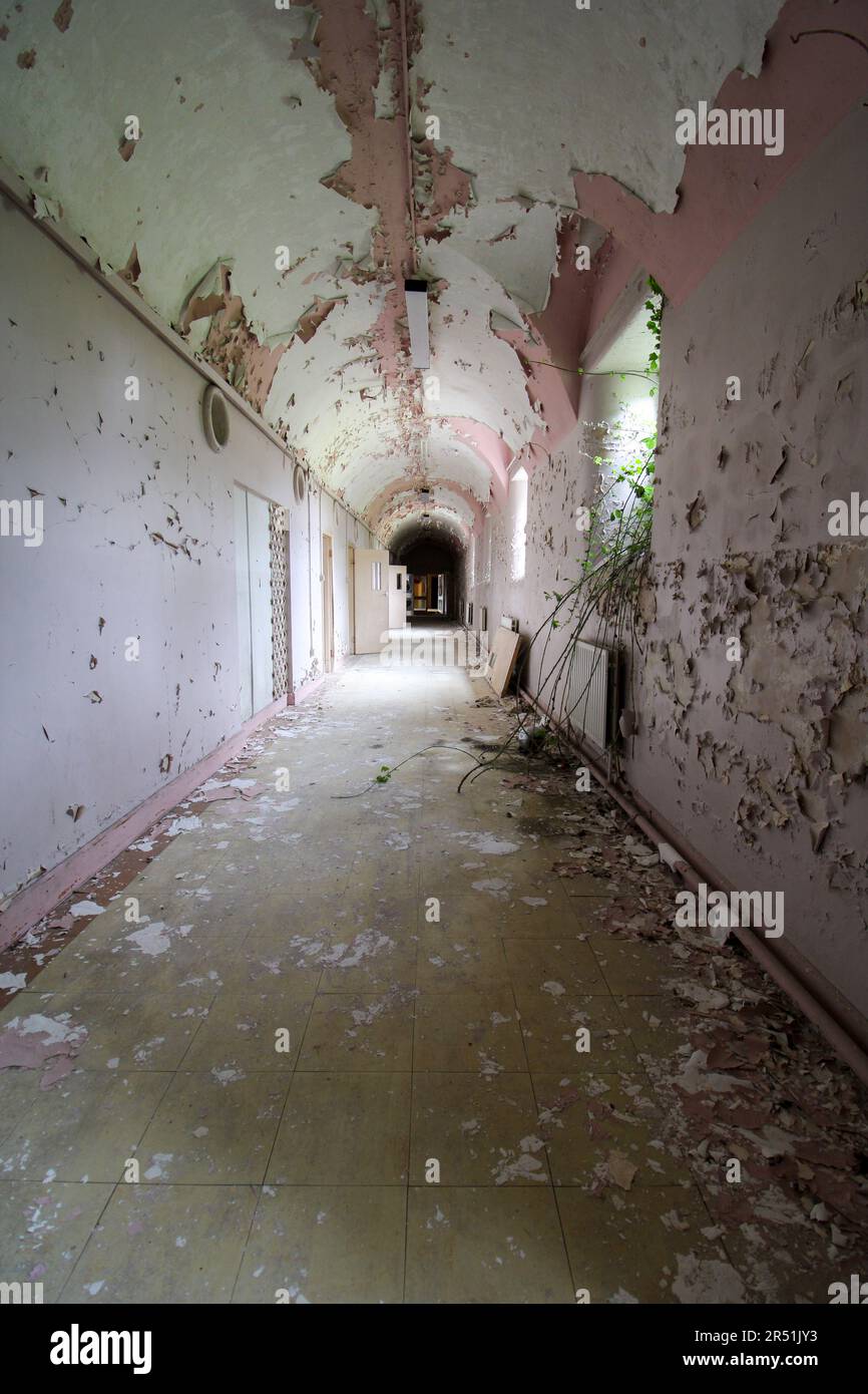 One of the many empty halls. GALWAY, IRELAND THESE CREEPY images show