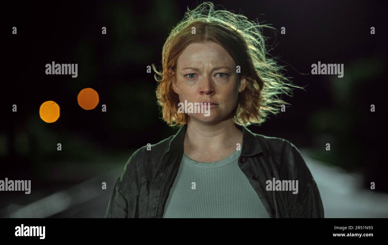 Run Rabbit Run 2023 movie  Sarah Snook Stock Photo