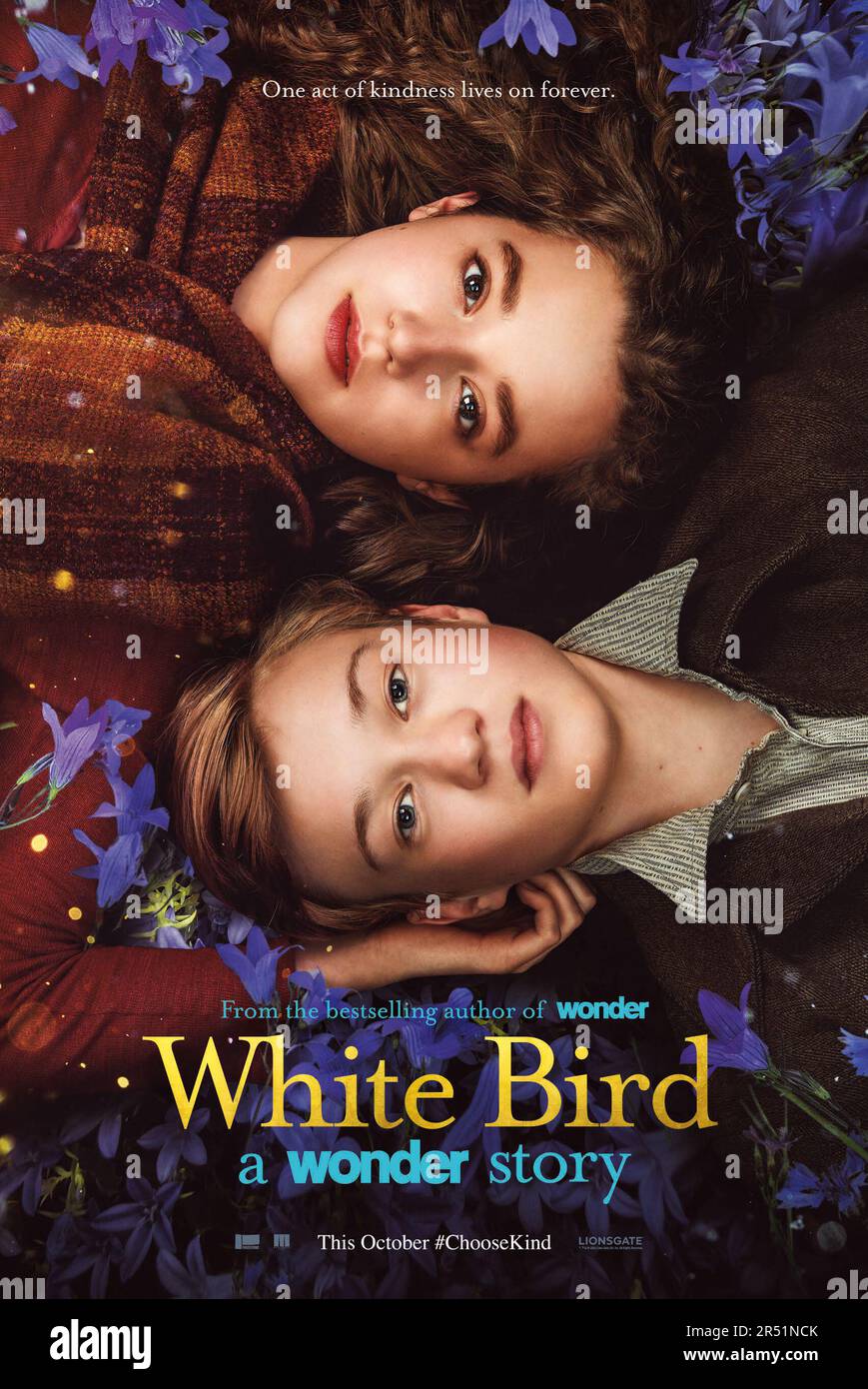 White Bird Orlando Schwerdt & Ariella Glaser poster Stock Photo - Alamy