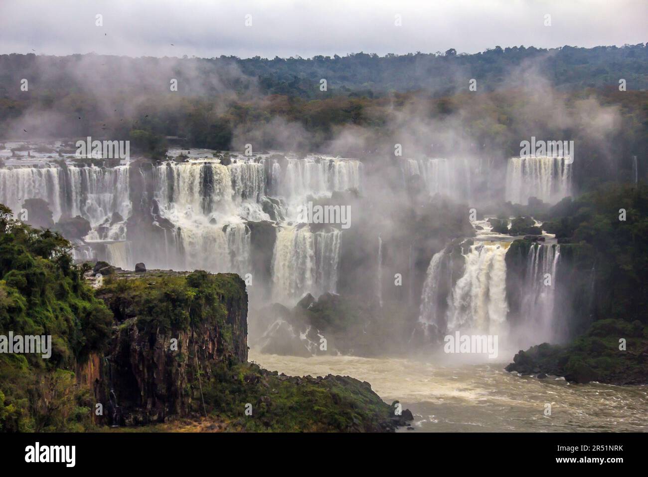 Iguazu Falls, waterfalls, Argentina, Brazil Stock Photo