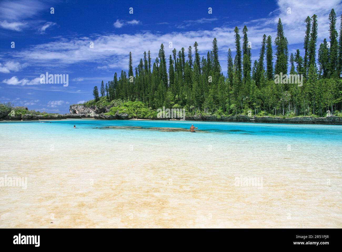 Landscape of Ile des Pins, New Caledonia Stock Photo