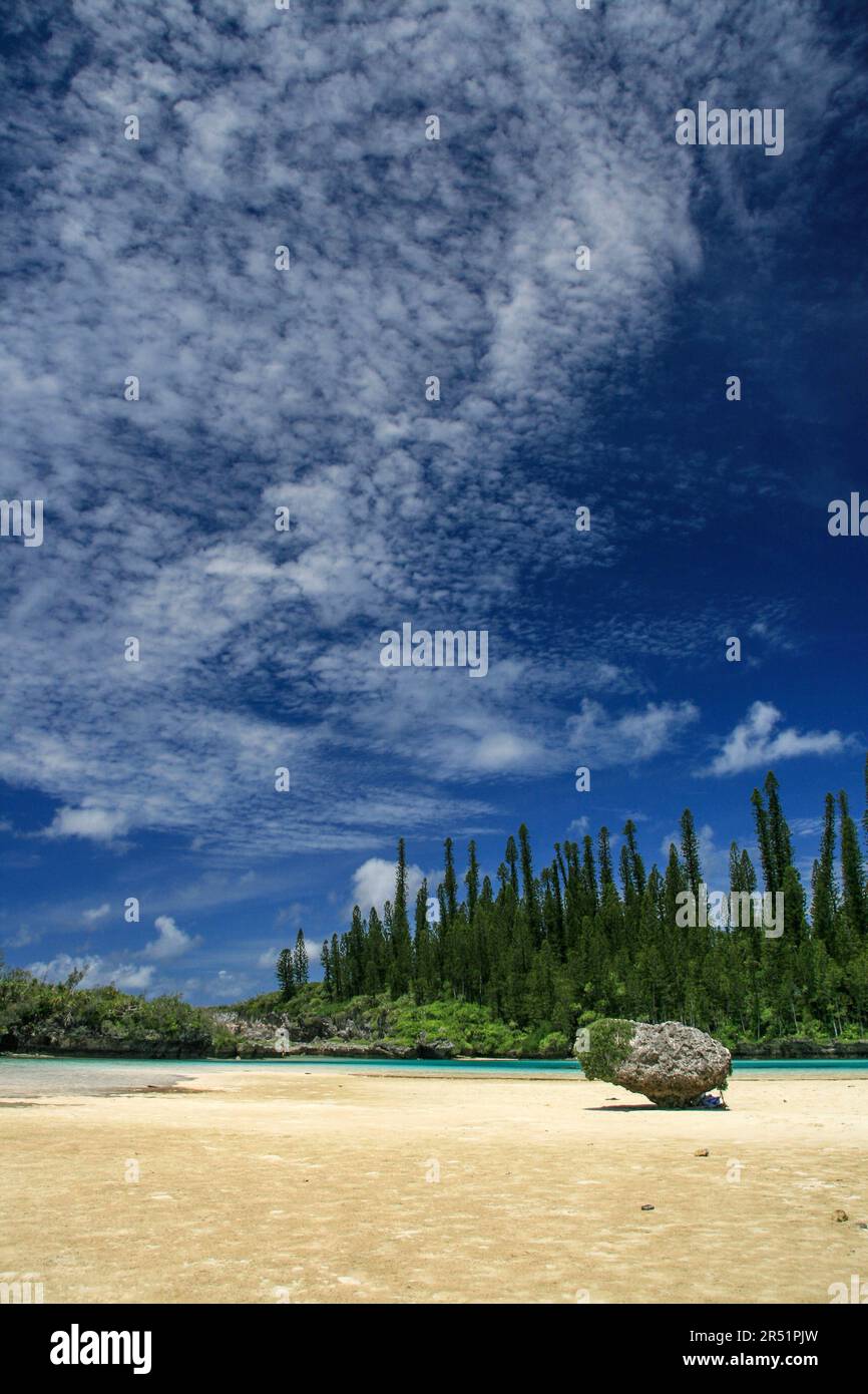 Landscape of Ile des Pins, New Caledonia Stock Photo