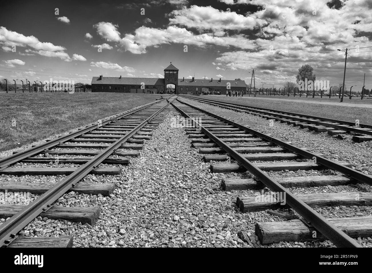 concentration camp in auschwitz oswiecim in poland Stock Photo Alamy