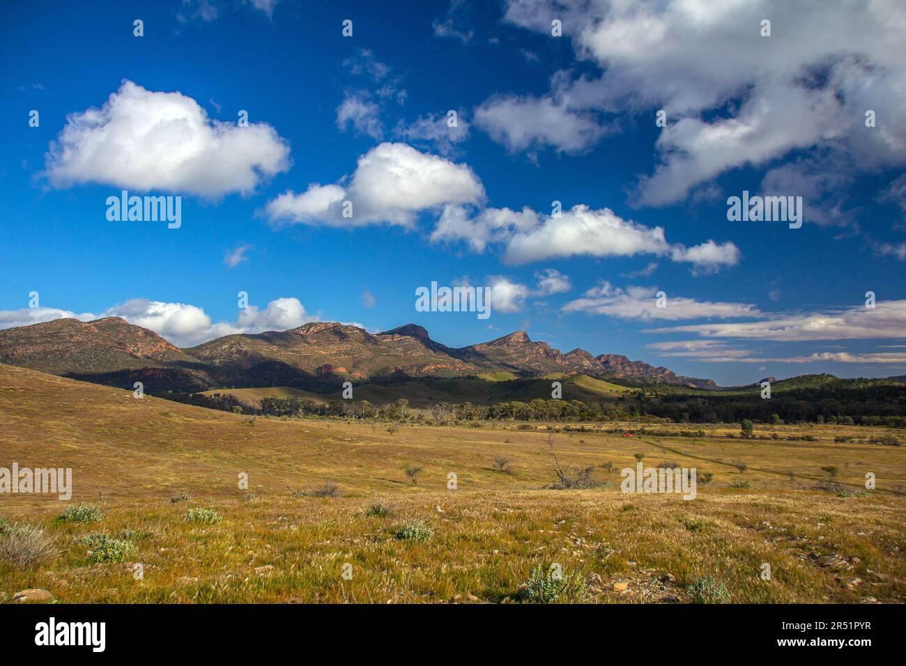 Landscapes of the Flinders Range in Australia Stock Photo - Alamy