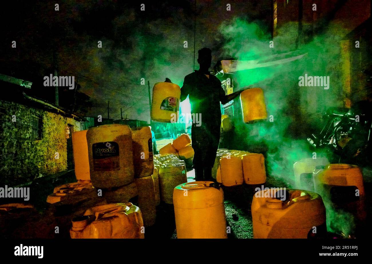 Nairobi, Kenya. 23rd May, 2023. 30YearOld Fred Makori postures