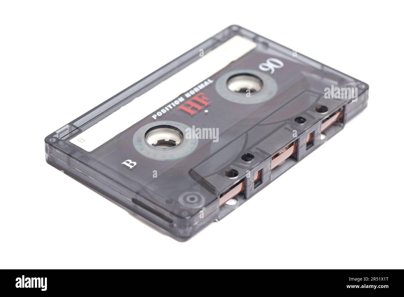 Audio cassette tape isolated on white background Stock Photo - Alamy