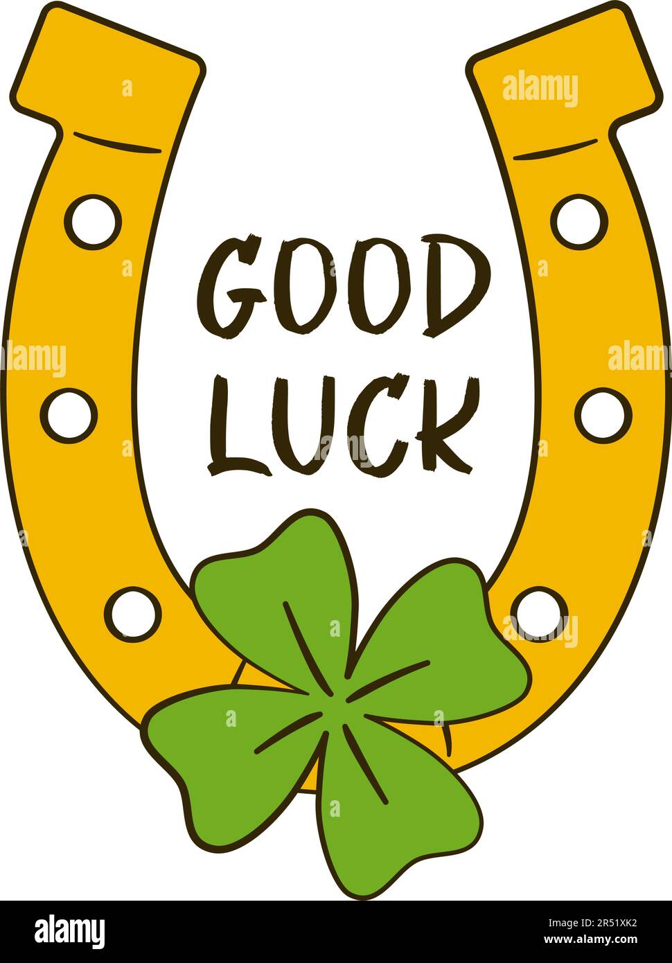 st patricks day lucky horseshoe