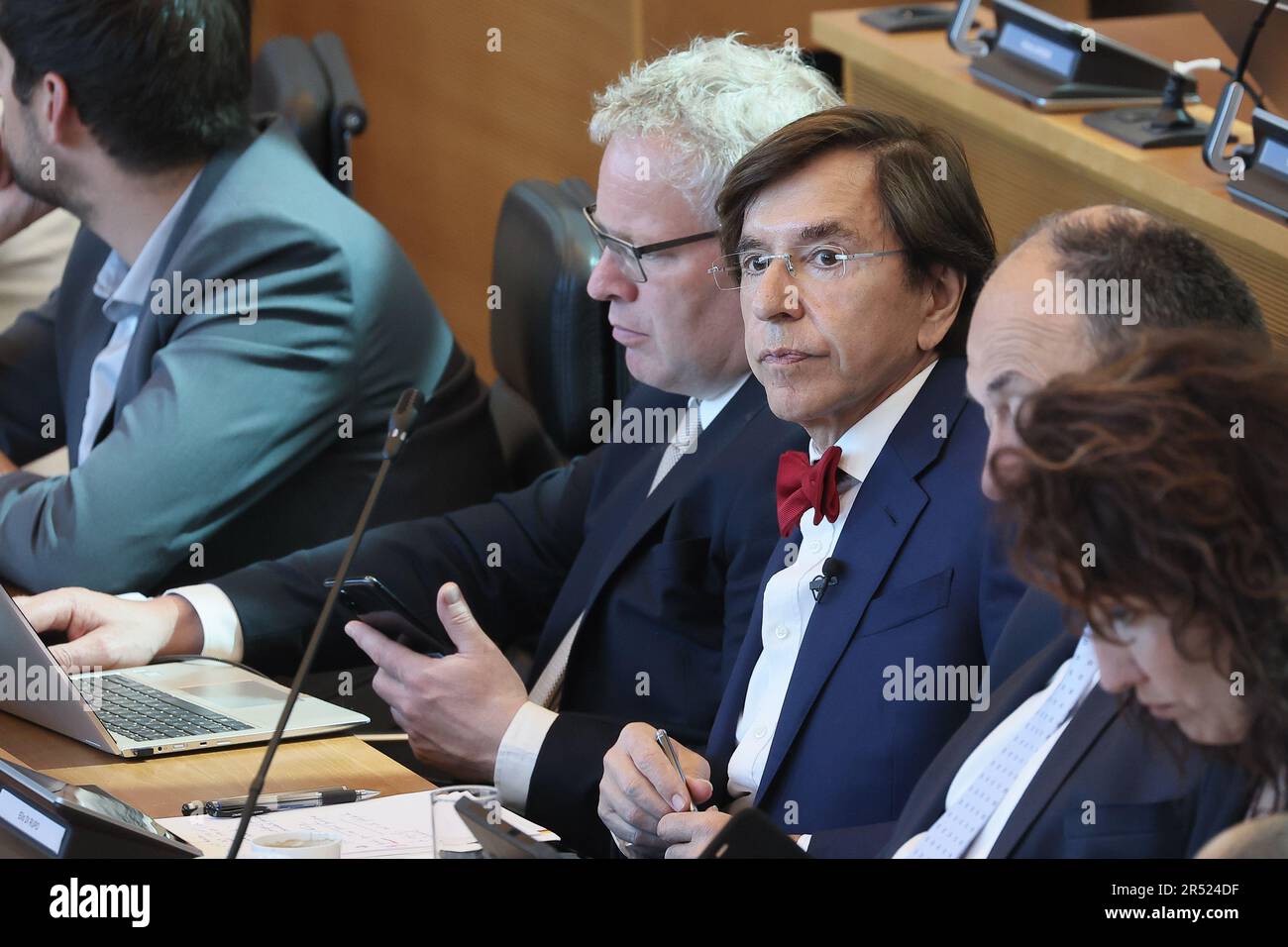Namur, Belgium. 31st May, 2023. Walloon Minister President Elio Di Rupo pictured during a plenary session of the Walloon Parliament in Namur, Wednesday 31 May 2023. BELGA PHOTO BRUNO FAHY Credit: Belga News Agency/Alamy Live News Stock Photo