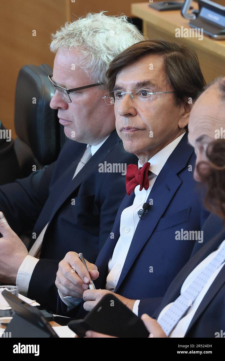 Namur, Belgium. 31st May, 2023. Walloon Minister President Elio Di Rupo pictured during a plenary session of the Walloon Parliament in Namur, Wednesday 31 May 2023. BELGA PHOTO BRUNO FAHY Credit: Belga News Agency/Alamy Live News Stock Photo